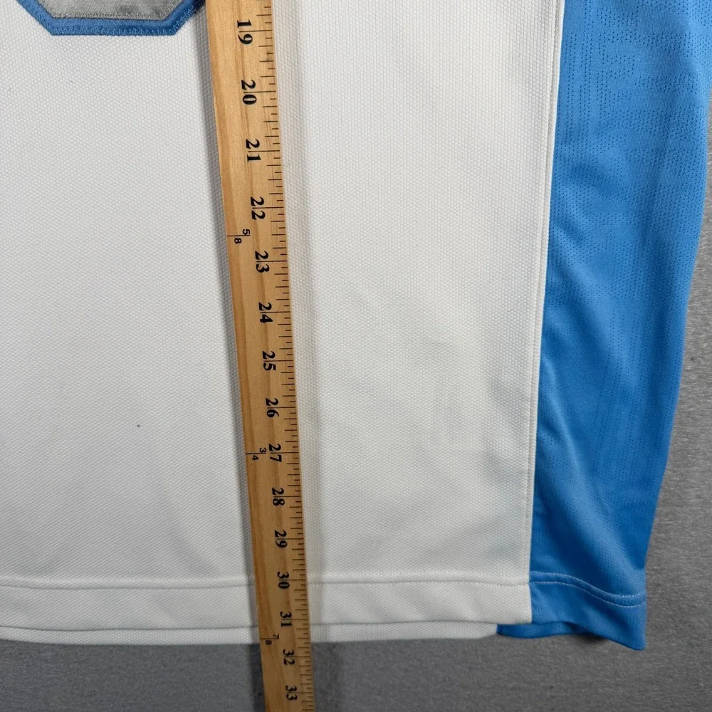 Jordan Mens XXL Blue White 23 Basketball Jersey Dri-FIT Sleeveless Mesh Top